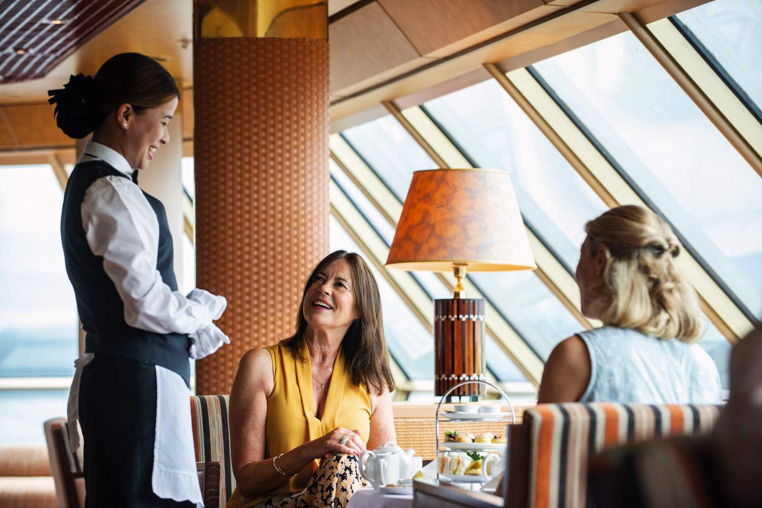 Fred Olsen. Cruise Lines, Traditional Afternoon Tea in The Observatory on Borealis.jpg